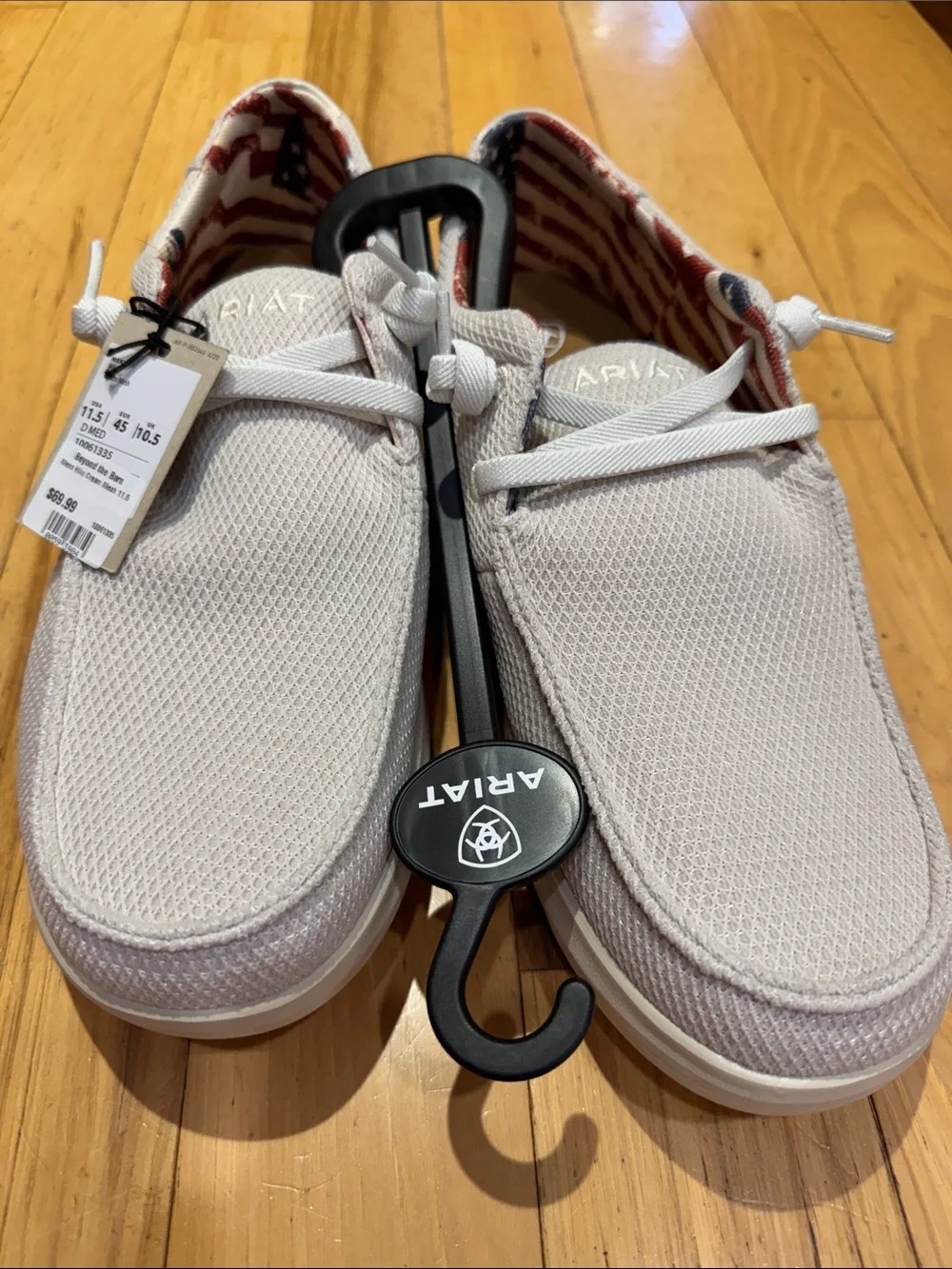 Hey Dude Men's Slip-On Loafers in Light Gray